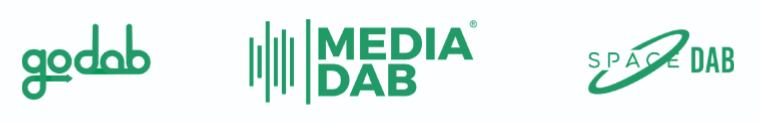 loghi green media dab space dab