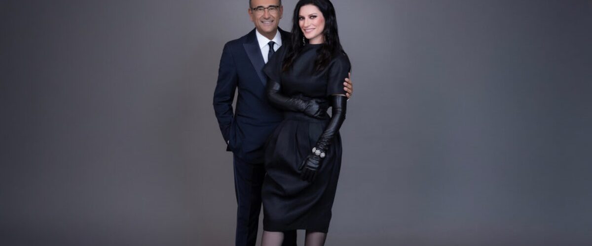Carlo Conti Laura Pausini 1200x500