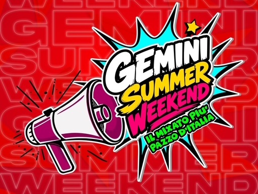 Radio Gemini lancia “Gemini Summer Weekend”: debutto il 7 giugno