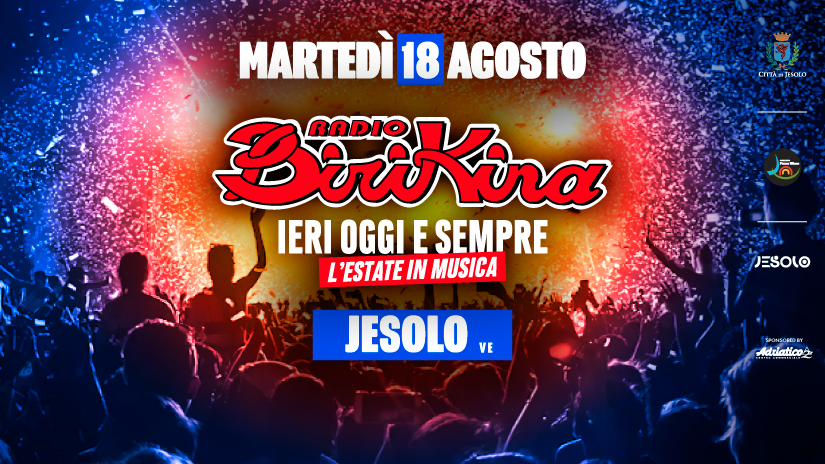 Radio Birikina porta a Jesolo "Ieri, oggi e sempre": una serata tra musica e grandi protagonisti