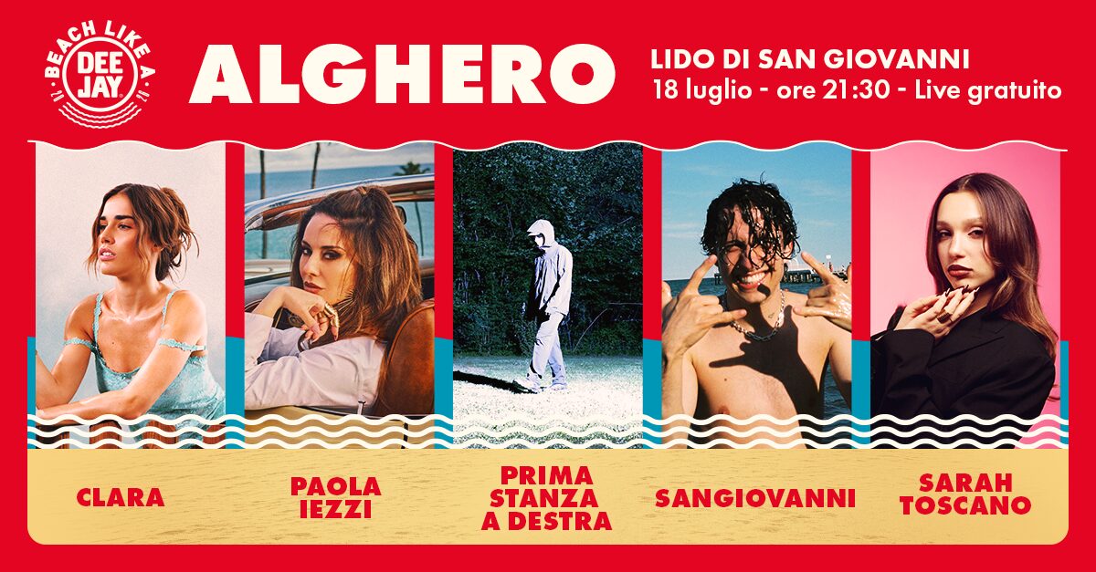 Beach Like a Deejay: la terza tappa è ad Alghero