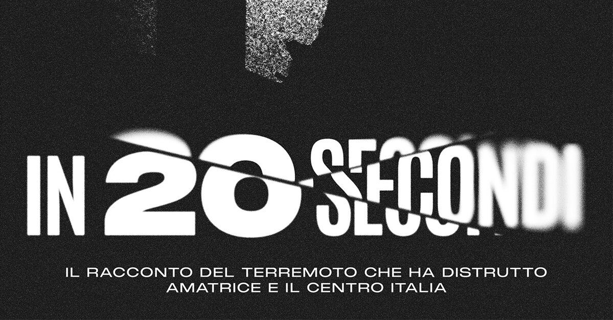 Radio Globo ripercorre il tragico sisma di Amatrice nel podcast "In 20 secondi"