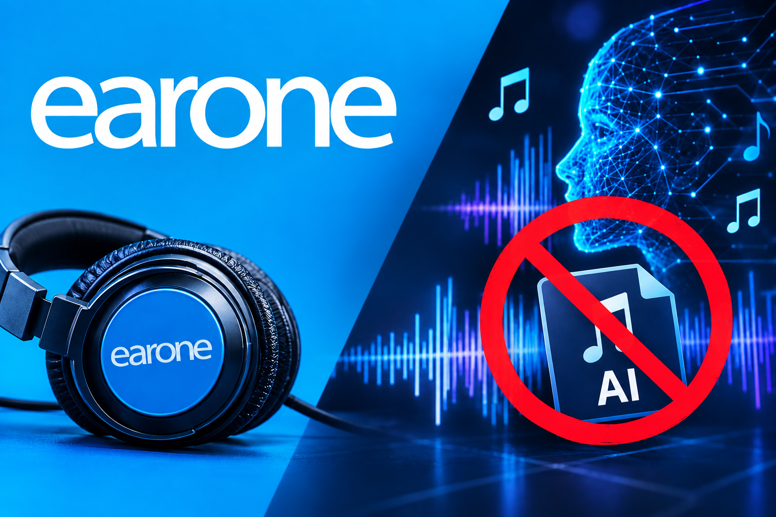 EarOne introduce nuove regole per i brani realizzati con l’intelligenza artificiale