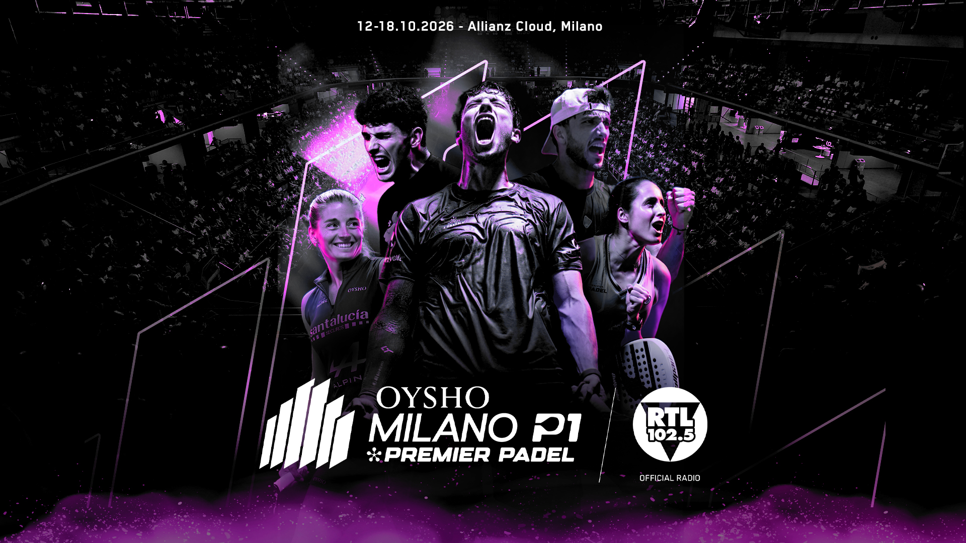 RTL 102.5 è la radio ufficiale del Milano Premier Padel P1 2026