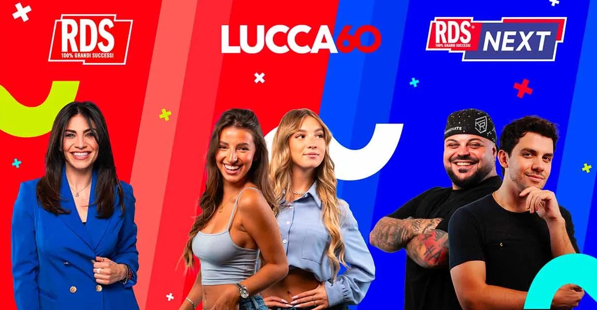 RDS e RDSNEXT per il secondo anno consecutivo a Lucca Comics & Games 2026