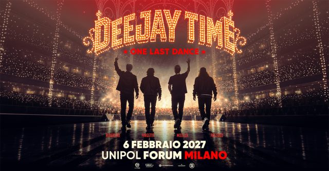 Deejay Time, il 6 febbraio 2027 a Milano l’ultimo grande show indoor