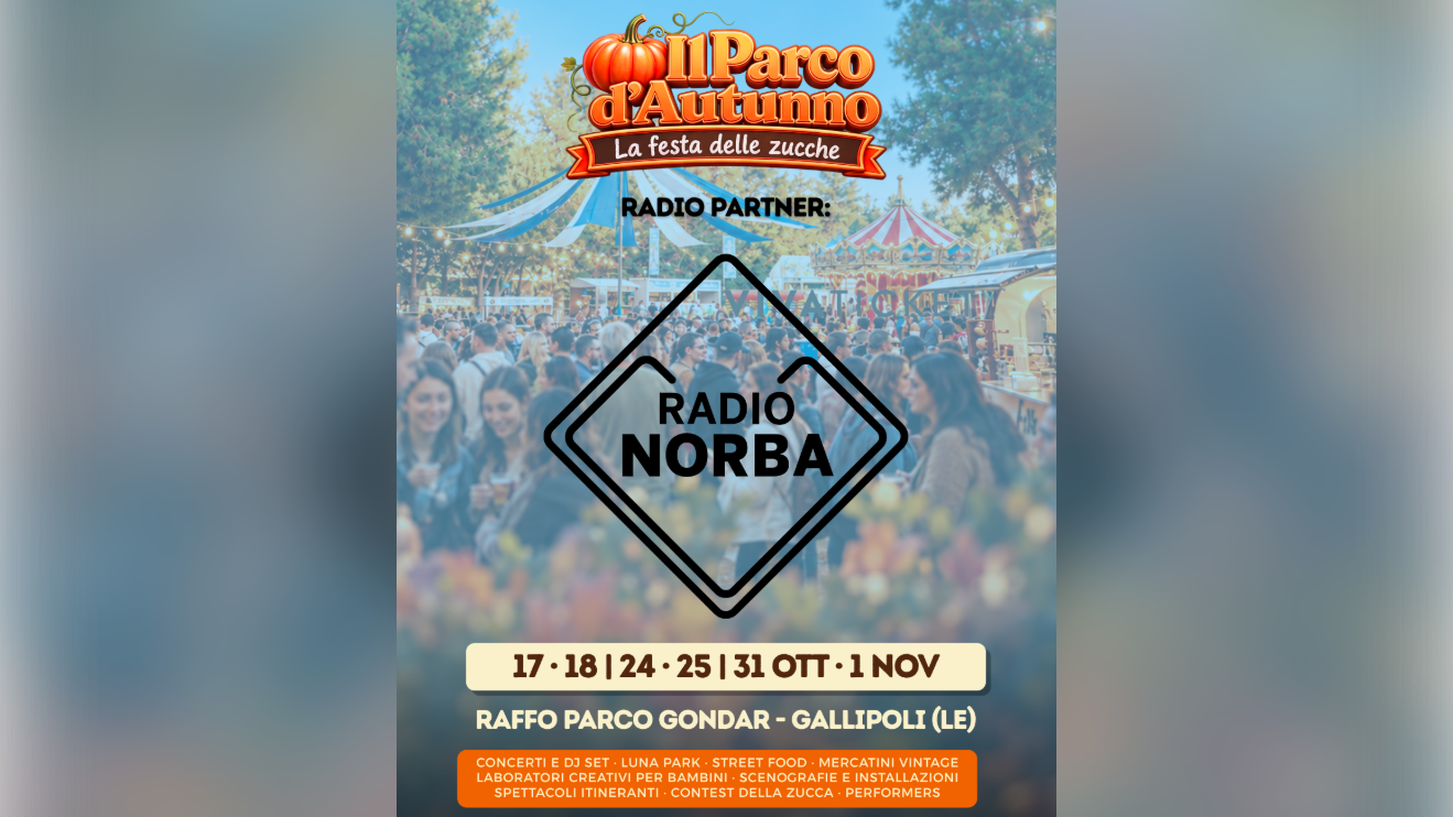 Parco d’Autunno a Gallipoli, primo weekend concluso: Radio Norba è radio partner