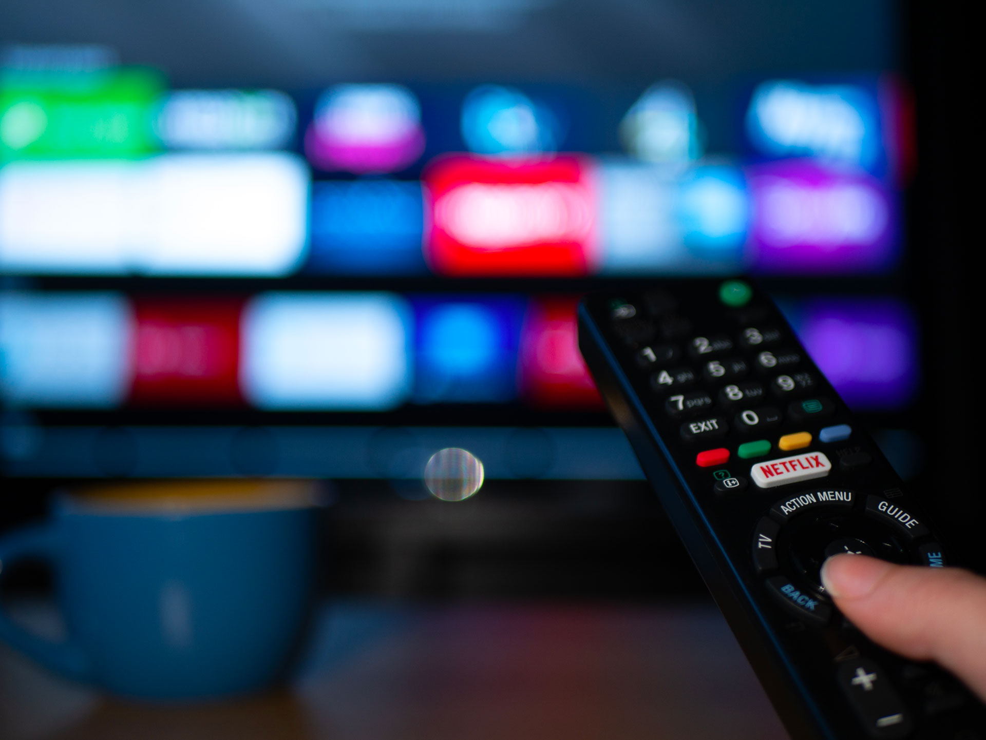 Smart tv background